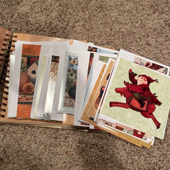 Monthly Greeting Card Organizer Spiral Bound Paperboard with 23 cards - Picture 3 of 5